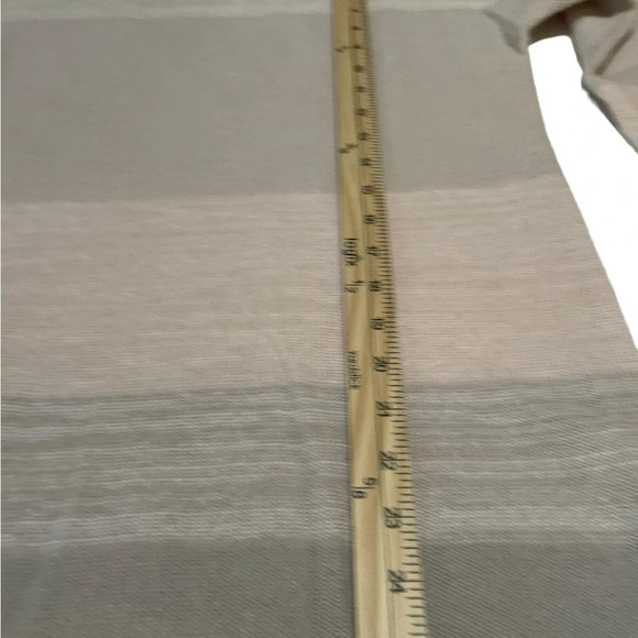 Vince 100% Cashmere Neutrals Colorblock Ombré Lightweight Sweater Blush Ivory S - Picture 9 of 11